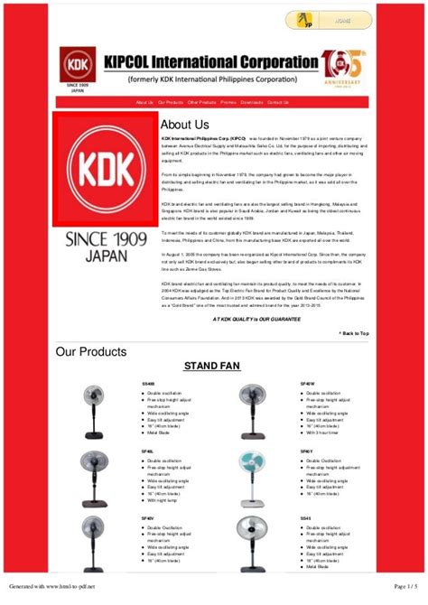 KDK INTERNATIONAL PHILS. CORP (9950167 and 9950168).